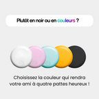 Collier chat GPS léger et étanche, gps pour chat sans abonnement avec suivi temps réel et collier anti étranglement