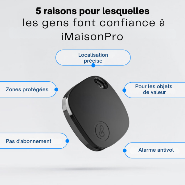 Kompakter wasserdichter GPS-Tracker mit Diebstahlalarm für Schlüssel, Taschen, Gepäck und persönliche Gegenstände