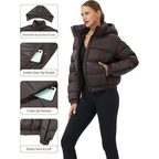 Women’s Hooded Coat for Winter - Warm Puffer Jacket