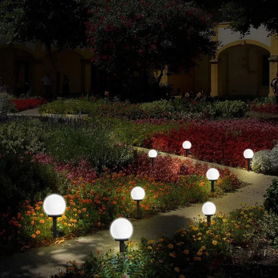 LED Gartenleuchte Solar – 3er Set wasserdichte, hochwertige Solarleuchten für stimmungsvolle Gartenbeleuchtung