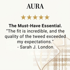 Tweed Blazer For Women - Winter Blazer