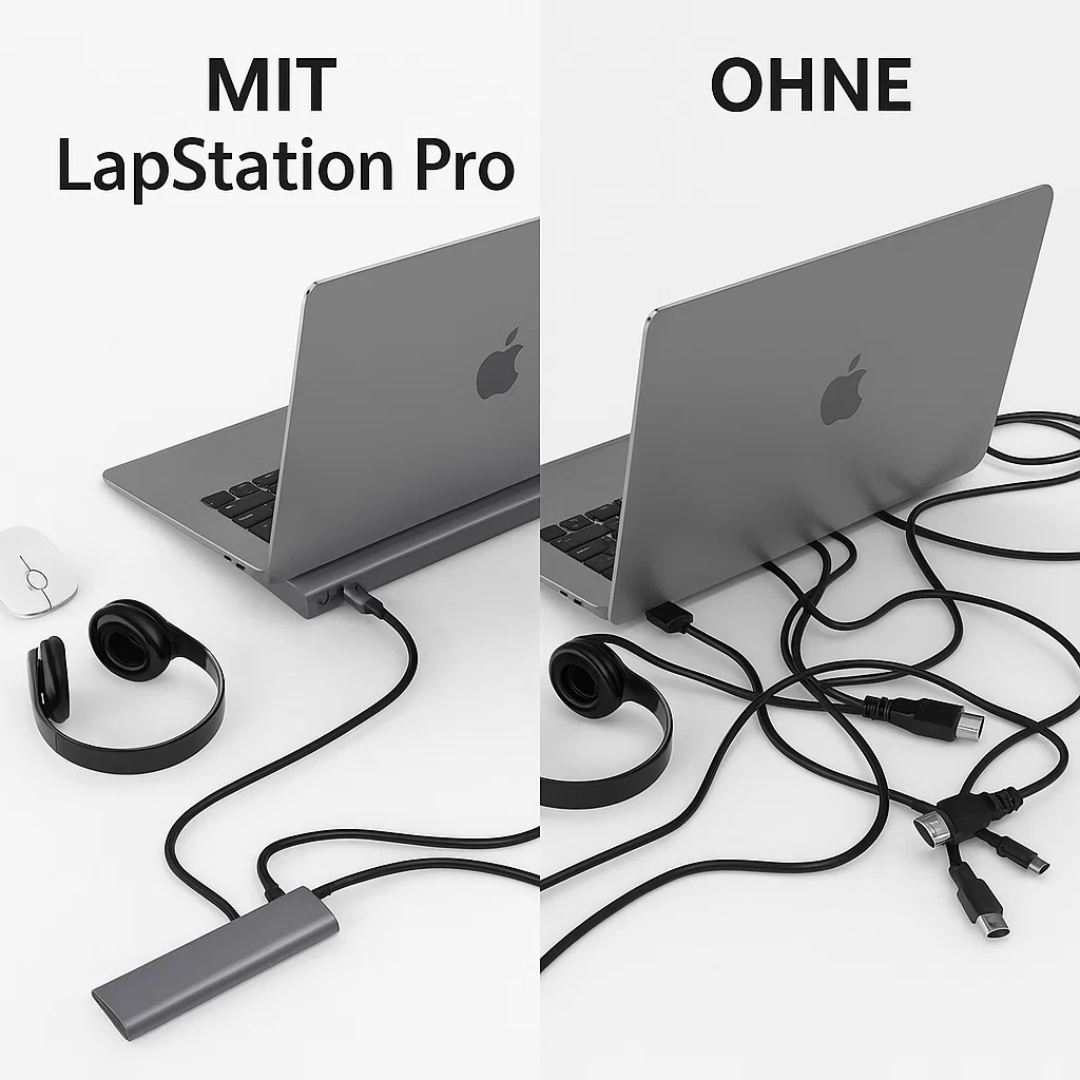 11-in-1 Laptop Dockingstation – Dock für MacBook Pro kompatibel mit i-Tec Zubehör