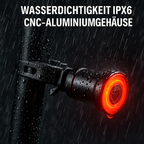 Fahrrad LED Rücklicht – intelligentes LED Rücklicht Fahrrad mit Bremslicht für mehr Sicherheit