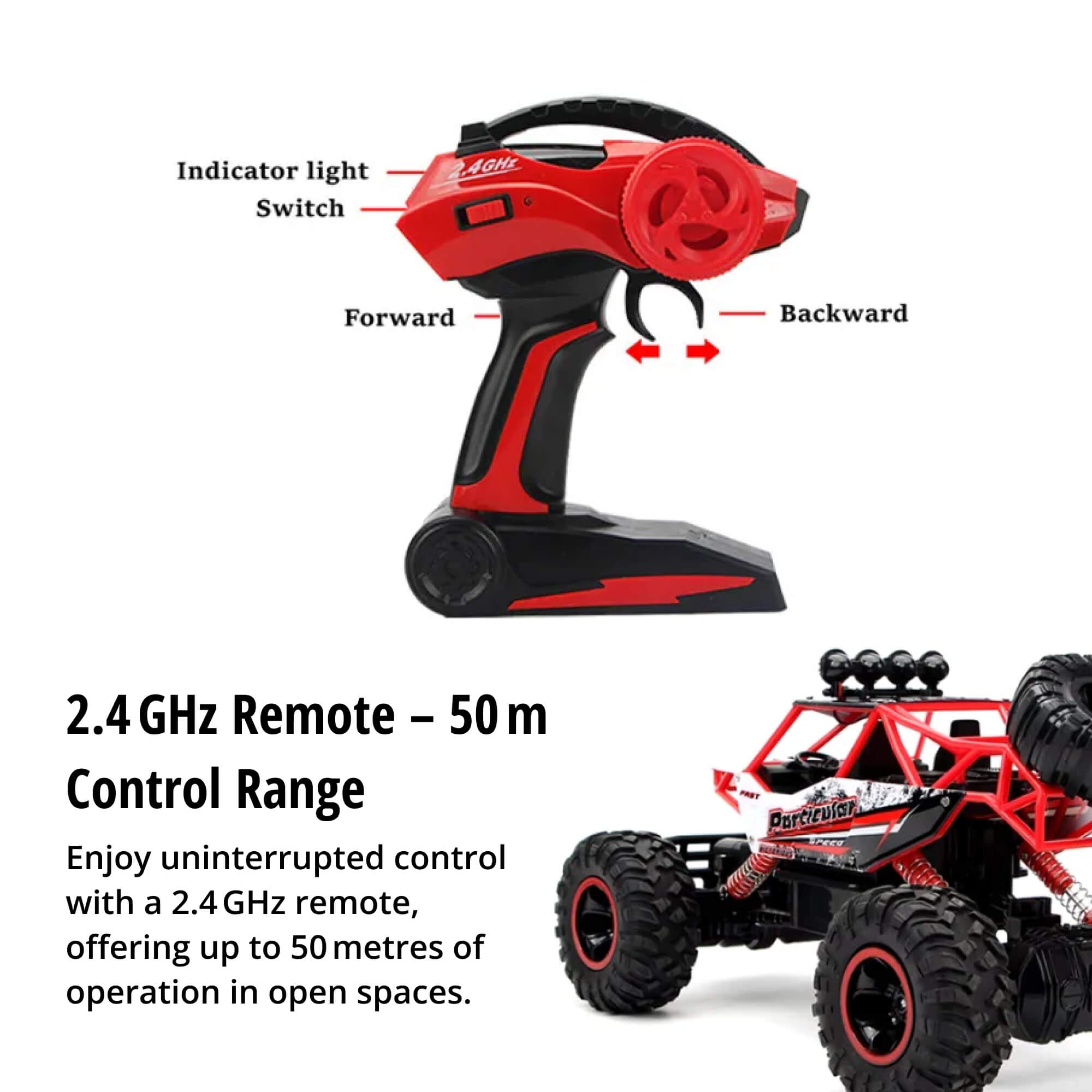 Monster Truck 4x4 Rock Crawler – Auto Fuoristrada Radiocomandata per Terreni Estremi