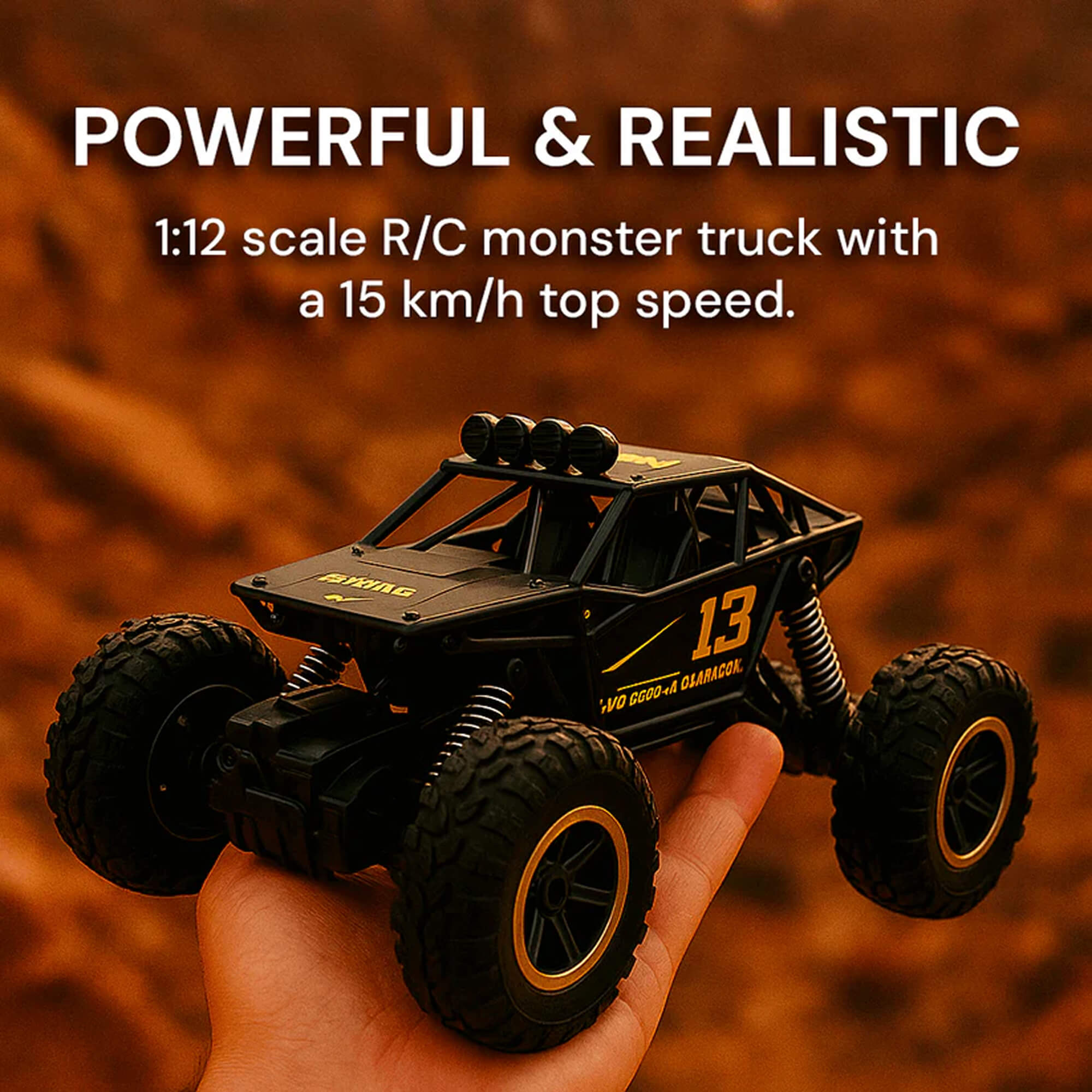 Monster Truck 4x4 Rock Crawler – Auto Fuoristrada Radiocomandata per Terreni Estremi