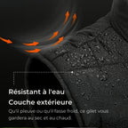 Leichtes, wasserdichtes Heizweste – elektrische Heizjacke mit 3 Heizstufen für den Außenbereich