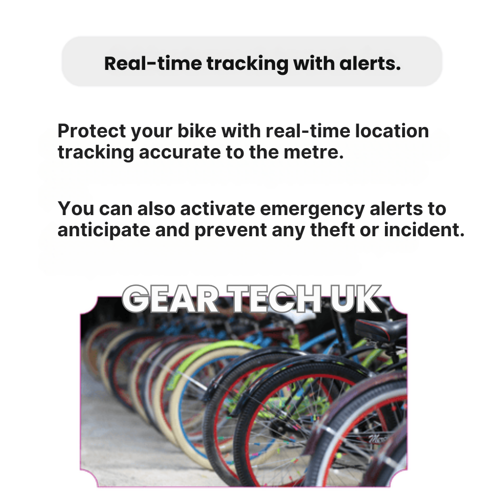 Localizzatore GPS per Biciclette | Aggiornamenti della Posizione in Tempo Reale, Resistente all’Acqua e Ideale per la Sicurezza Personale e il Tracciamento del Veicolo
