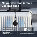 Kompakter wasserdichter GPS-Tracker mit Diebstahlalarm für Schlüssel, Taschen, Gepäck und persönliche Gegenstände