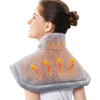 Oreiller orthopédique à mémoire de forme & coussin chauffant – Traction cervicale contre les douleurs au cou