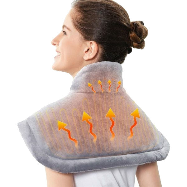 Oreiller orthopédique à mémoire de forme & coussin chauffant – Traction cervicale contre les douleurs au cou
