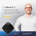 Kompakter wasserdichter GPS-Tracker mit Diebstahlalarm für Schlüssel, Taschen, Gepäck und persönliche Gegenstände