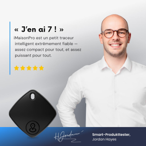 Kompakter wasserdichter GPS-Tracker mit Diebstahlalarm für Schlüssel, Taschen, Gepäck und persönliche Gegenstände