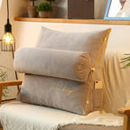 Rückenstützkissen in Keilform – Ergonomisches Keilkissen für Sofa und Rückenentlastung, in Anthrazit