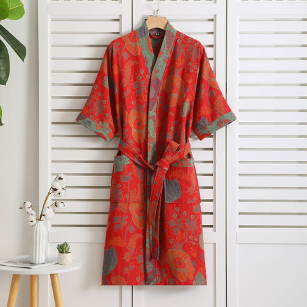 Light Cotton Dressing Gown for Women