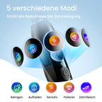 Elektrische Schallzahnbürste mit Display, Drucksensor und ultraschallbasierter Tiefenreinigung