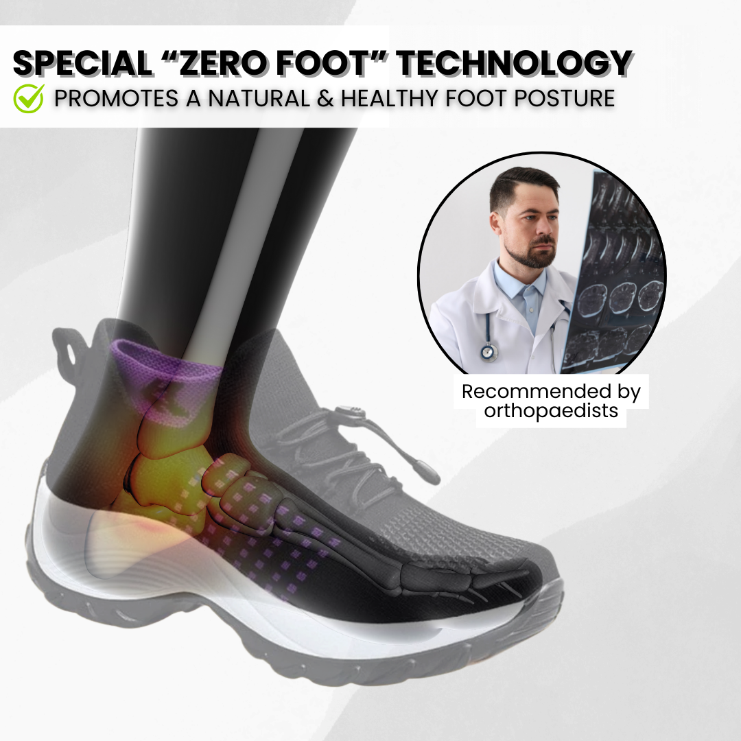 Ergonomic Pain Relief Shoes for Women | Breathable, Wide Toe Box & Ideal for Everyday Comfort and Mobility