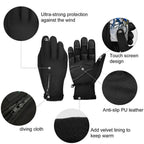 Gants chauffants électriques – Gants de vélo et ski pour hommes et femmes