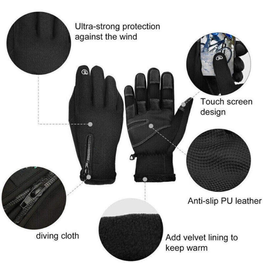Gants chauffants électriques – Gants de vélo et ski pour hommes et femmes