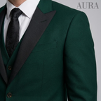 Men´s 3-Piece Slim Fit Suit - Blazer, Waistcoat & Trousers