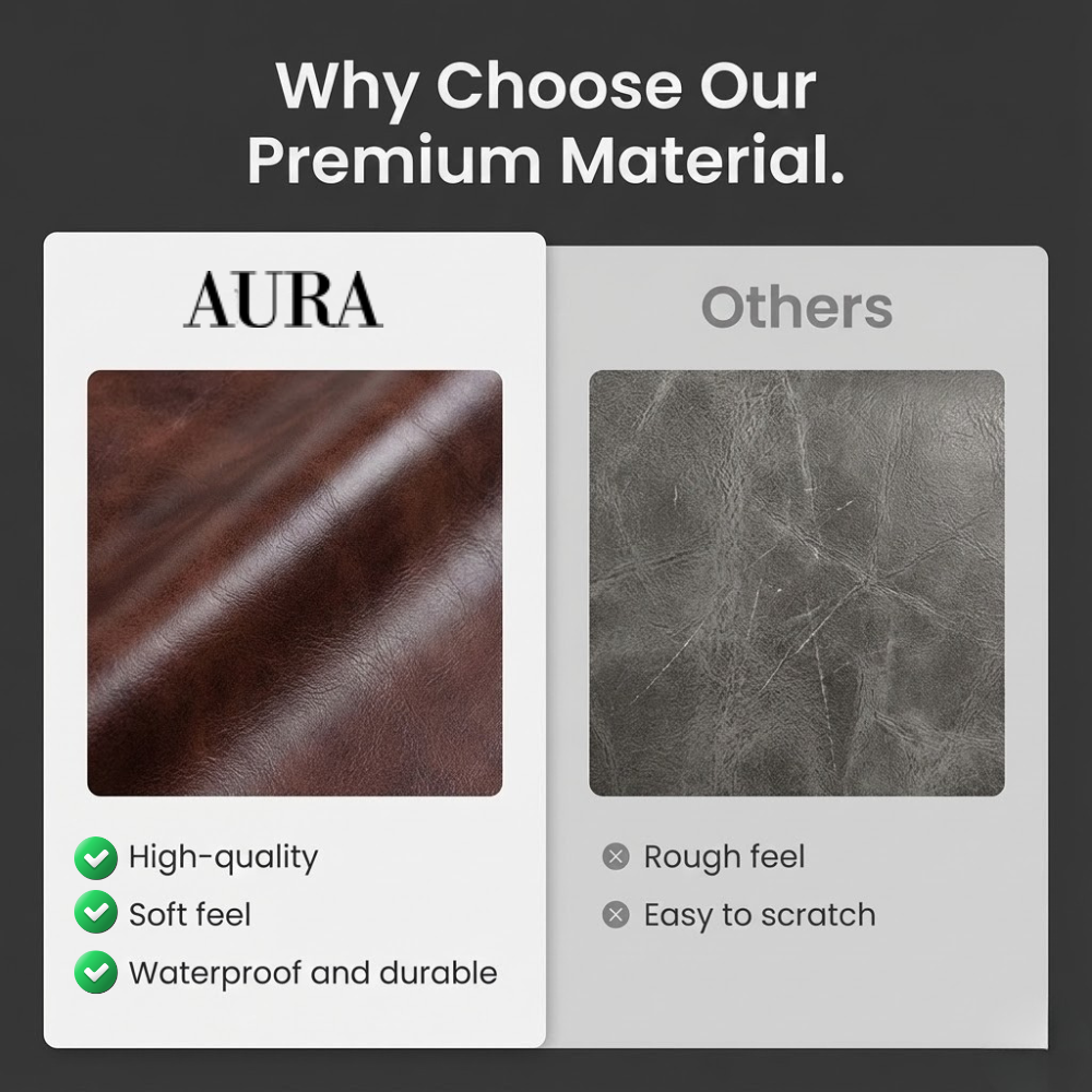 Mens Leather Wash Bag – Premium Toiletry Dopp Kit | Waterproof Travel Organizer