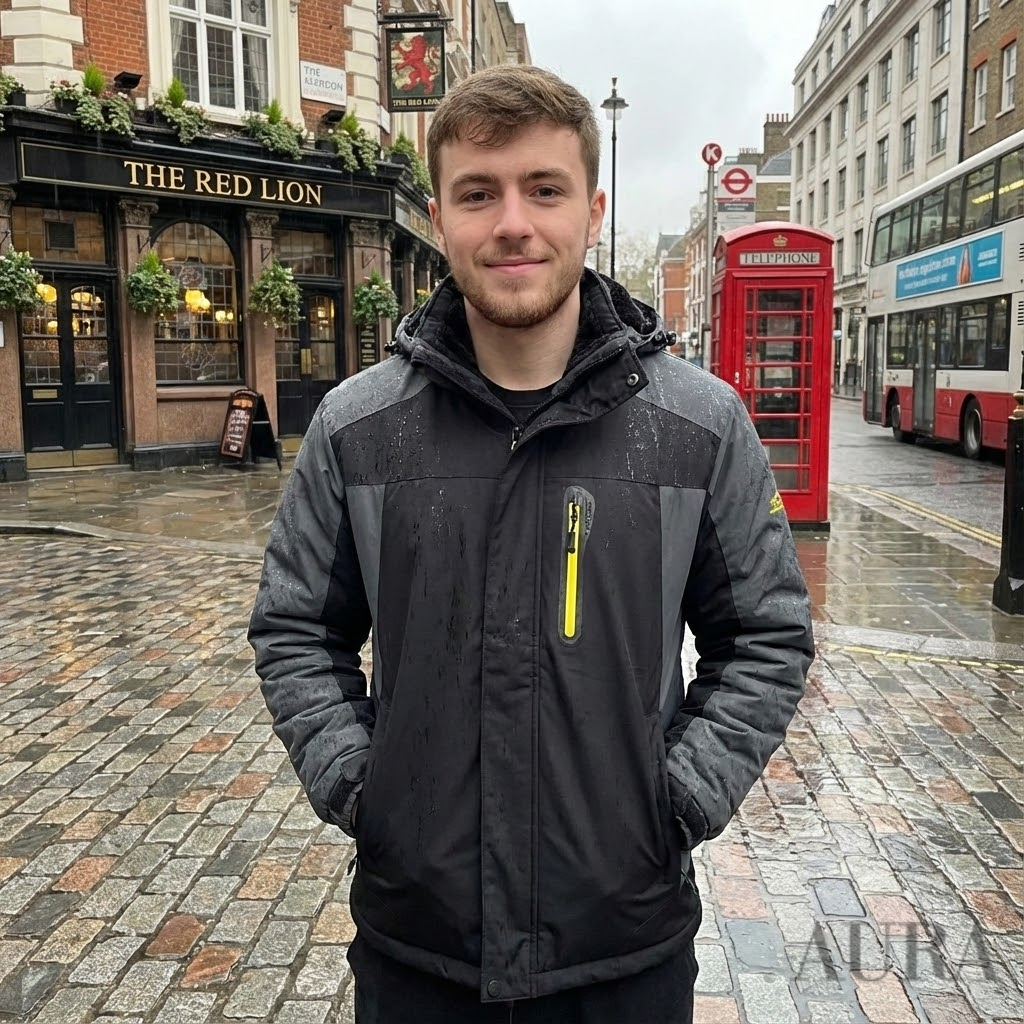 Mens Warm Waterproof Jacket - Insulated, Waterproof & All-Weather Ready