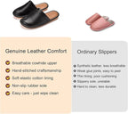 Men’s Leather Slipper Clogs – Soft Lined Comfort Clogs