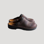 Men Leather Slip On - Closed Toes Slippers