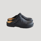Men Leather Slip On - Closed Toes Slippers