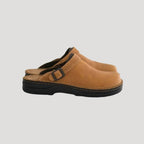 Men Leather Slip On - Closed Toes Slippers