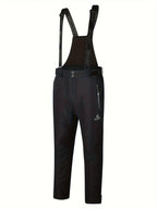 Herren Thermo-Skihose wasserdicht – Mit abnehmbaren Hosenträgern für Wintersport und Outdoor