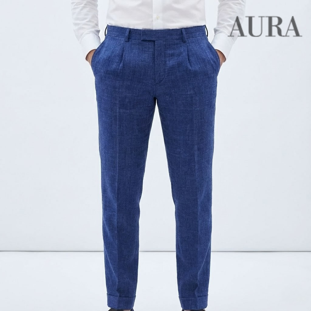 Men’s Tailored Two-Piece Linen Suit