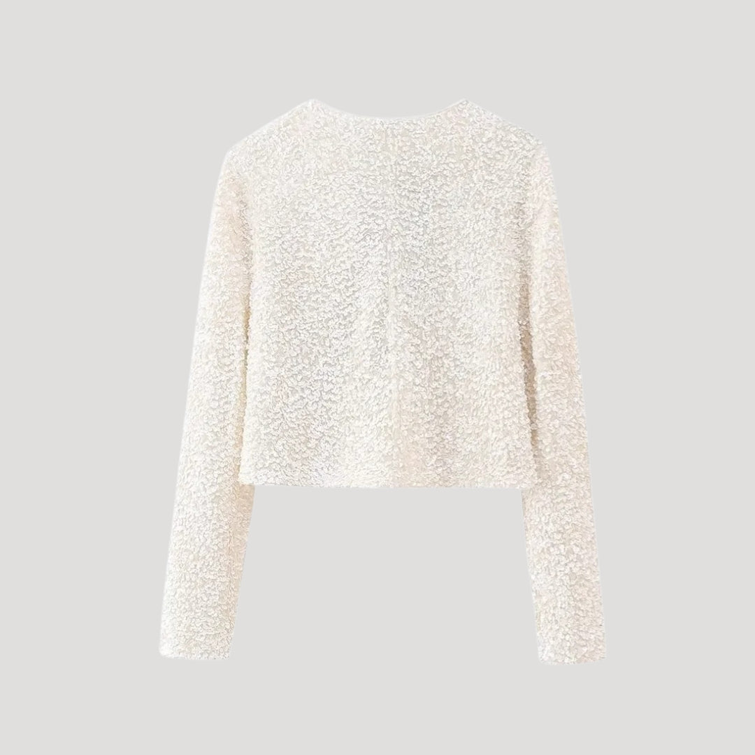 Women´s Sequin Bow Cardigan