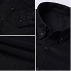 Mens Long Sleeve Cotton Dress Shirt – Stylish Fit for Smart & Casual Outfits