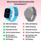 Orologio Smart per Bambini con GPS Tracker – Localizzatore Sicuro e Facile da Usare