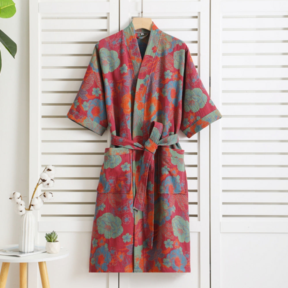 Light Cotton Dressing Gown for Women