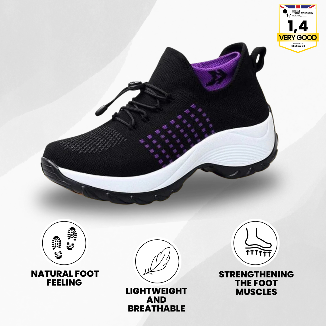 Ergonomic Pain Relief Shoes for Women | Breathable, Wide Toe Box & Ideal for Everyday Comfort and Mobility