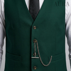Men´s 3-Piece Slim Fit Suit - Blazer, Waistcoat & Trousers