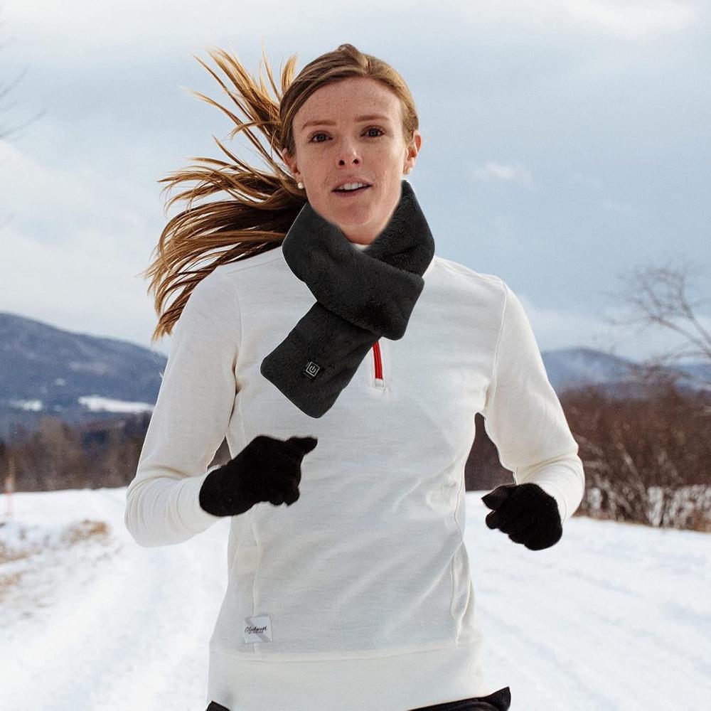 Beheizter Kunstfell Schal – Weich, Stylisch & Perfektes Winter-Accessoire
