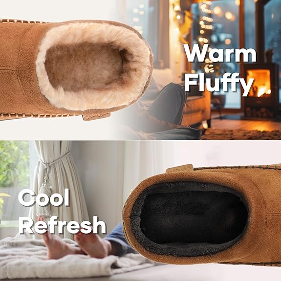 Slippers With Fur Lining - Slippers For Plantar Fasciitis