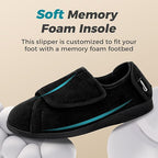 Extra Wide Slippers For Swollen Feet - Antimicrobial Protection Shoes For women