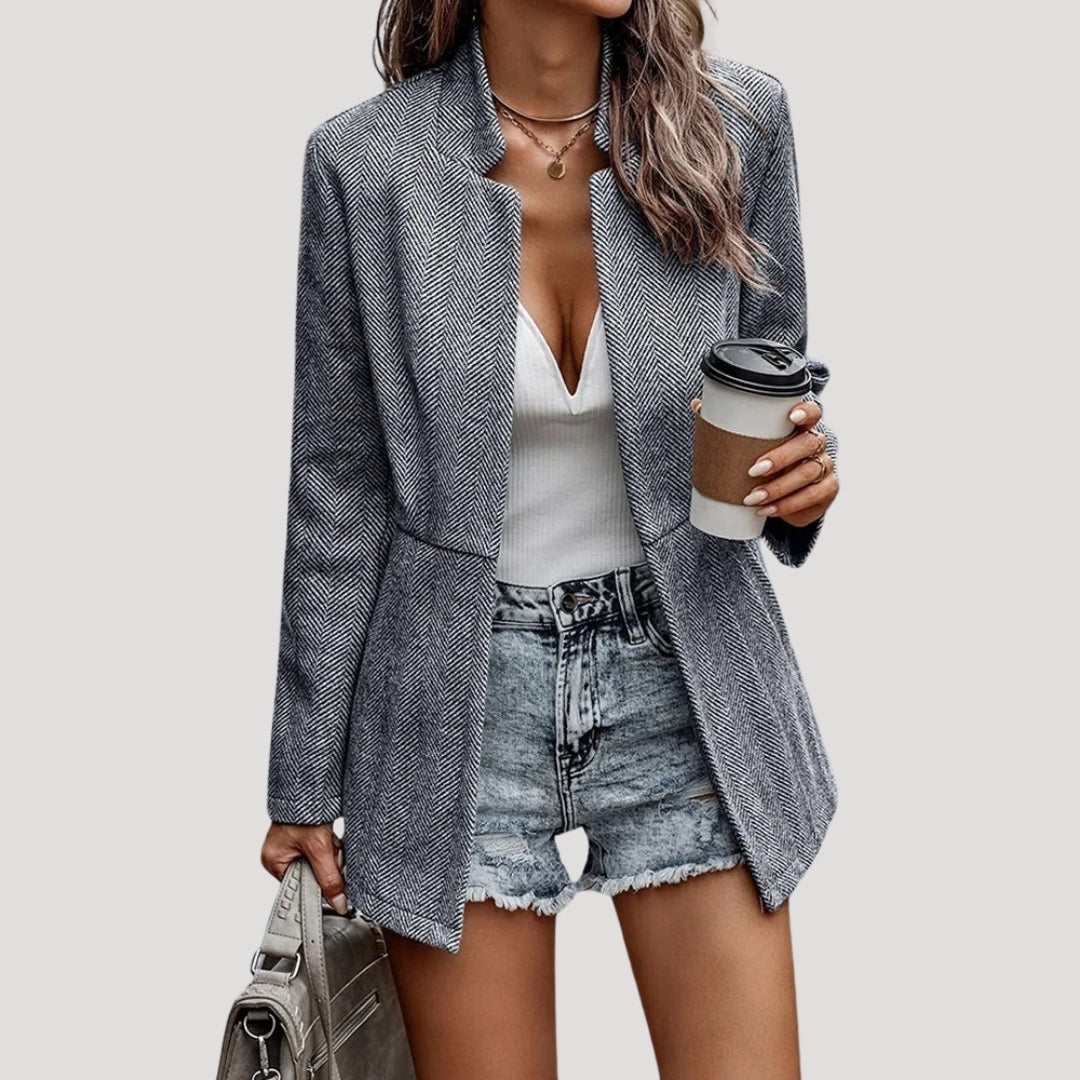 Ladies Long Blazer - Casual Outwear