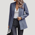 Ladies Long Blazer - Casual Outwear
