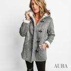 Hooded Cashmere Feel Coat | Soft, Warm & Timeless Design for Modern Women