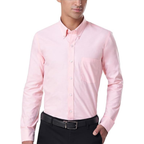 Mens Long Sleeve Cotton Dress Shirt – Stylish Fit for Smart & Casual Outfits