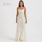 Enchanted Corset Maxi Dress With Lace Up Back