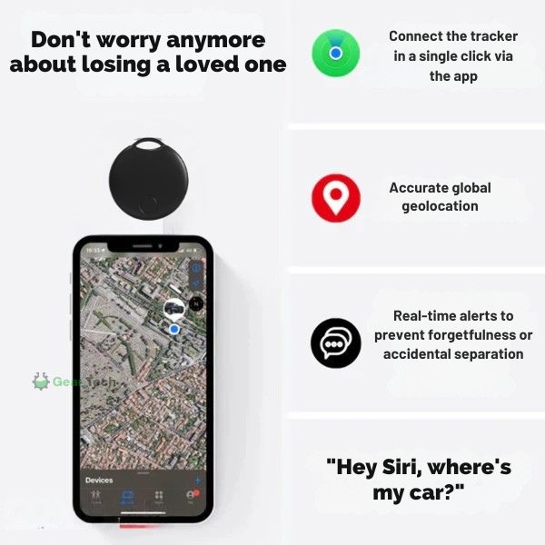 GPS BikeTracker | Ultra Preciso, Senza Abbonamento e Resistente all’Acqua per Biciclette, Auto e Motociclette