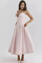 Strapless Midi Dress