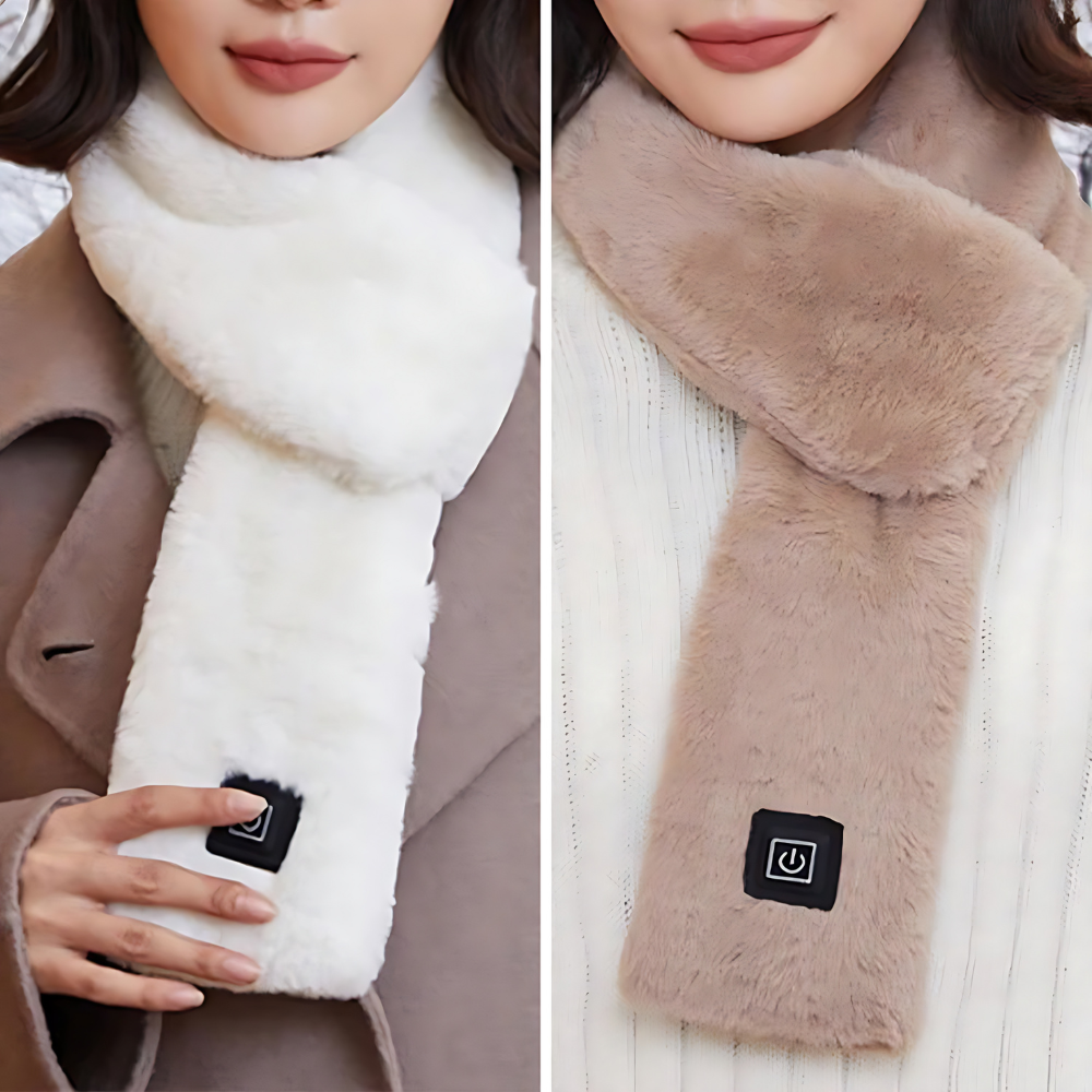 Beheizter Kunstfell Schal – Weich, Stylisch & Perfektes Winter-Accessoire
