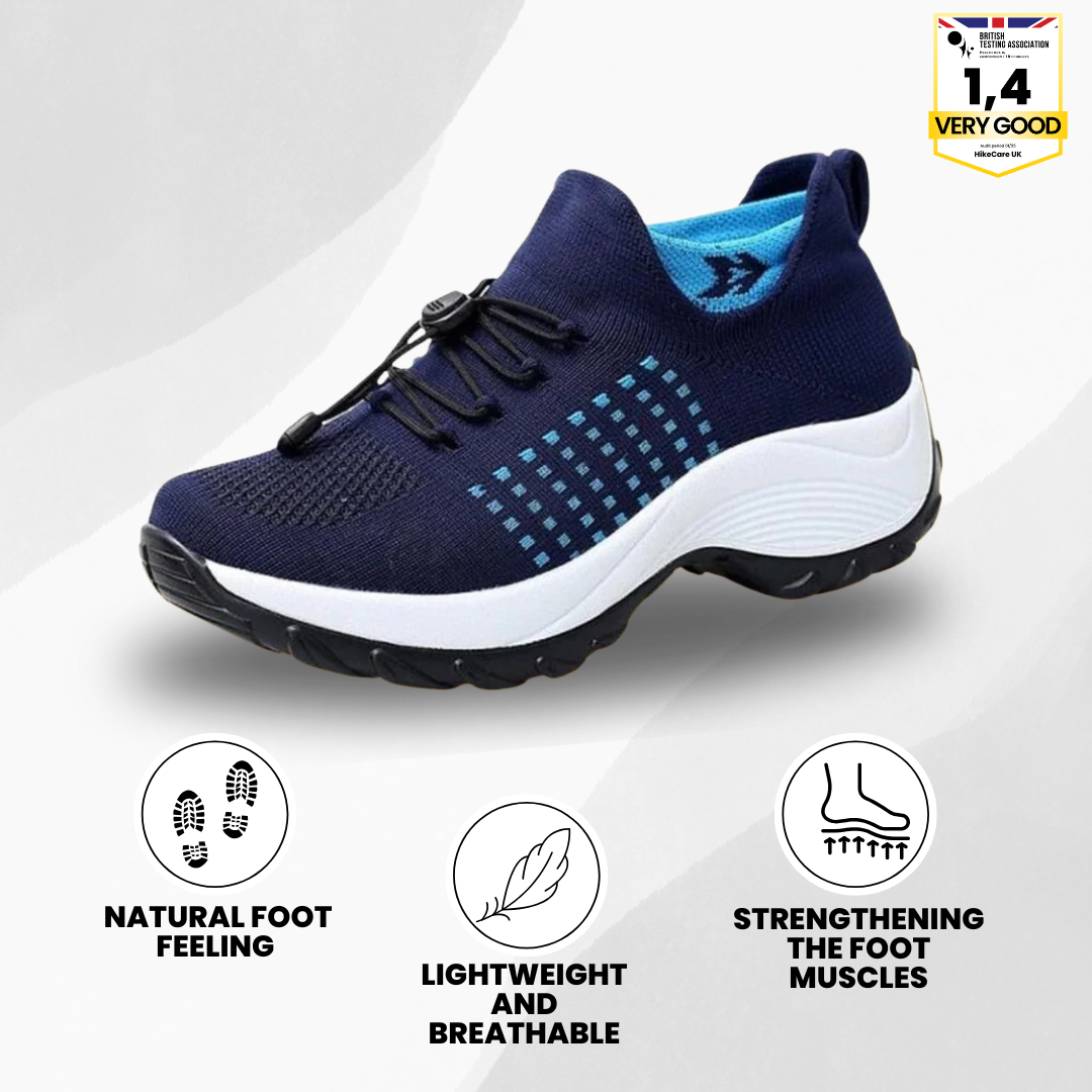 Ergonomic Pain Relief Shoes for Women | Breathable, Wide Toe Box & Ideal for Everyday Comfort and Mobility