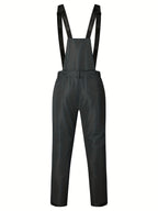 Herren Thermo-Skihose wasserdicht – Mit abnehmbaren Hosenträgern für Wintersport und Outdoor